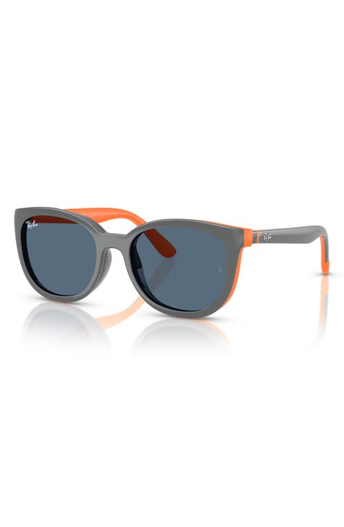 Shop Ray Ban Ray-ban Kids' 47mm Phantos Clip-on Sunglasses In Orange