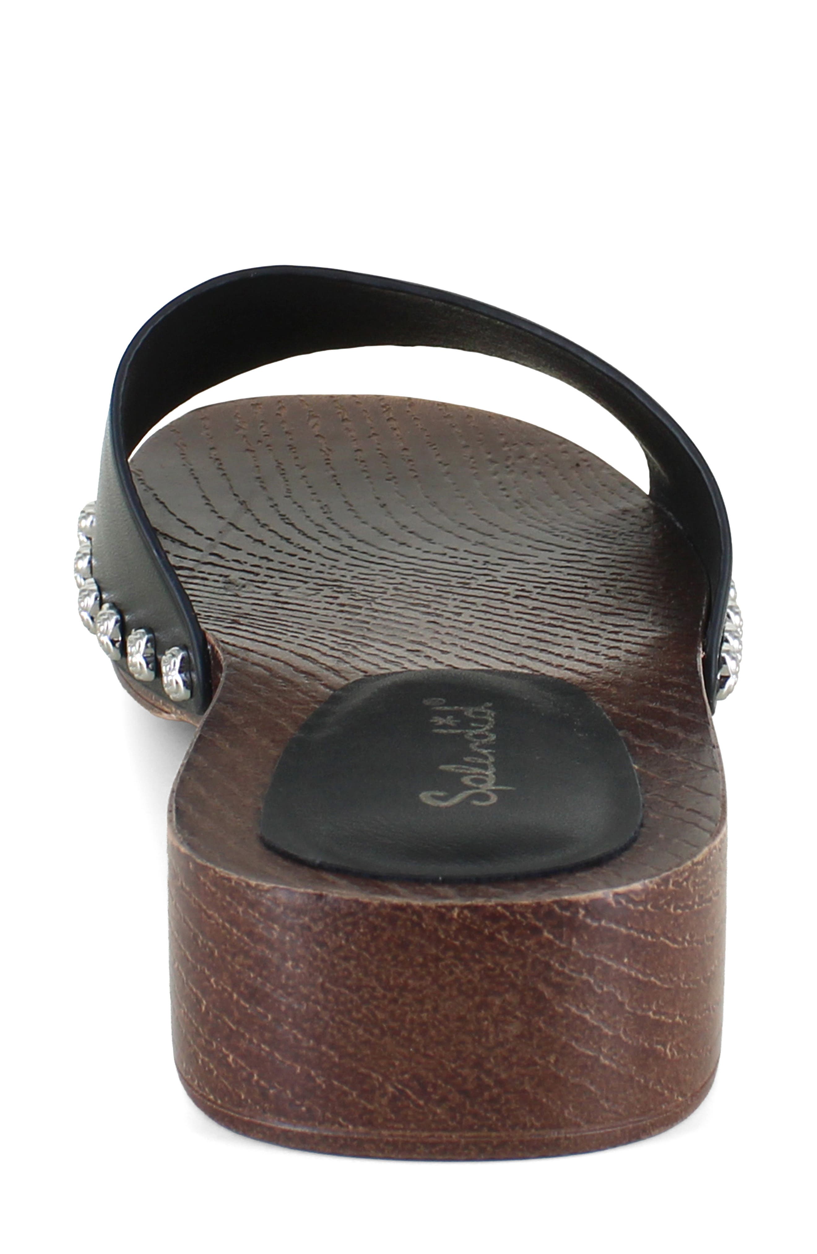 Mila Slide Sandal, Alternate, color, BLACK