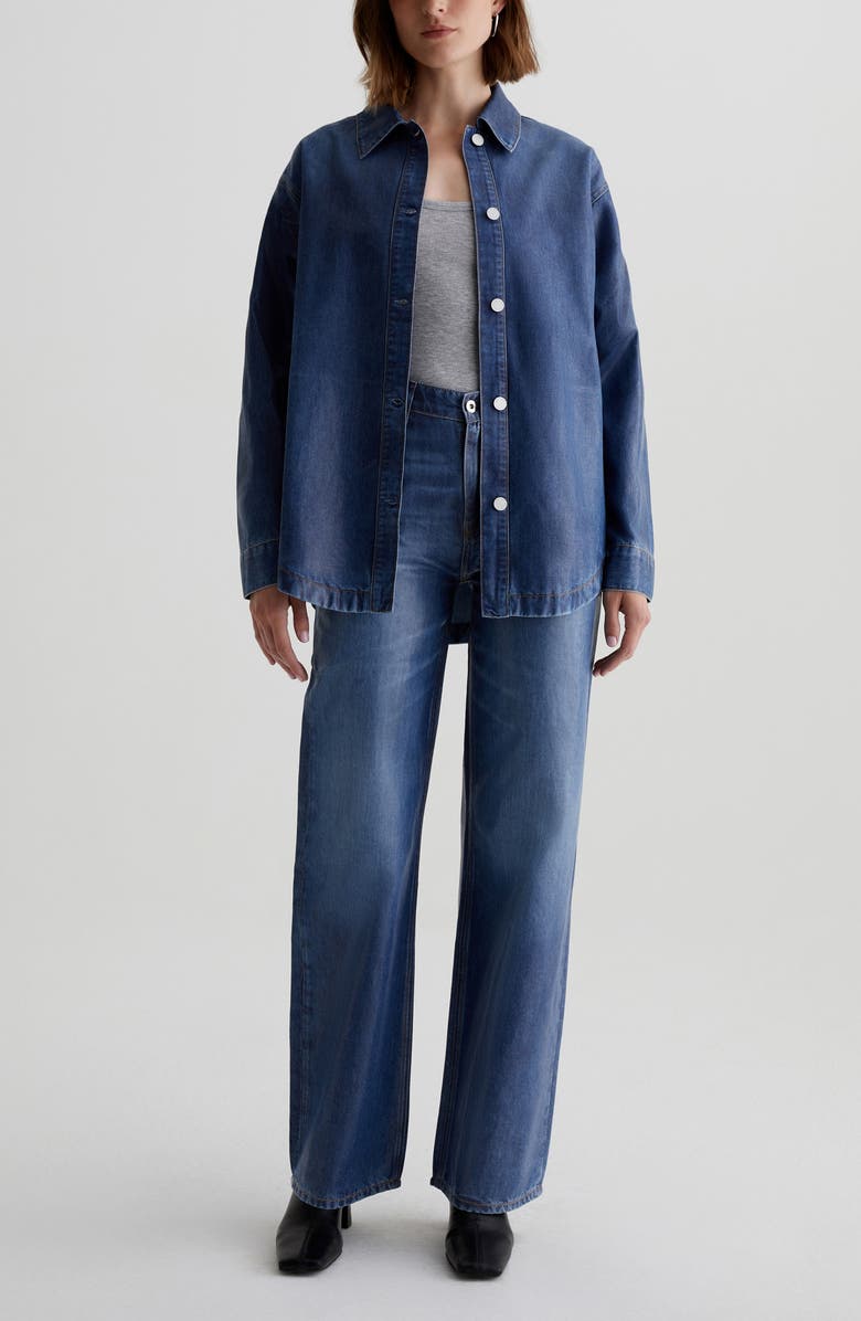 AG Kora High Waist Wide Leg Jeans, Alternate, color, 