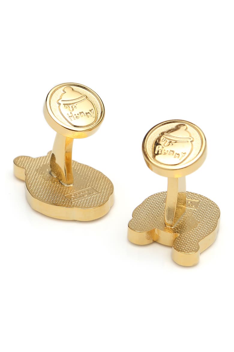 Cufflinks Inc. Winnie the Pooh Cuff Links, Alternate, color, GOLD