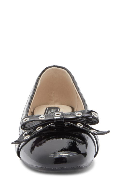 Rachel Rachel Roy Blink Grommet Bow Flat In Black