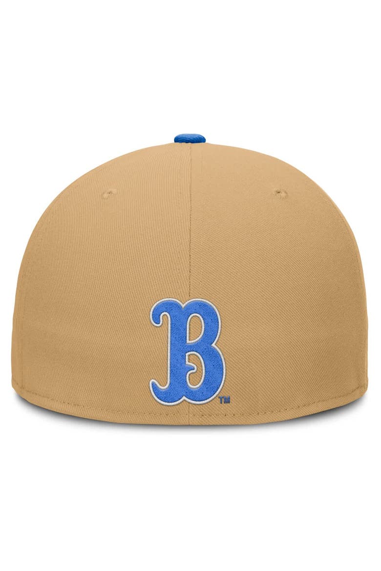 Men's Jordan Brand  Khaki UCLA Bruins True Primetime Performance Fitted Hat, Alternate, color, Khaki