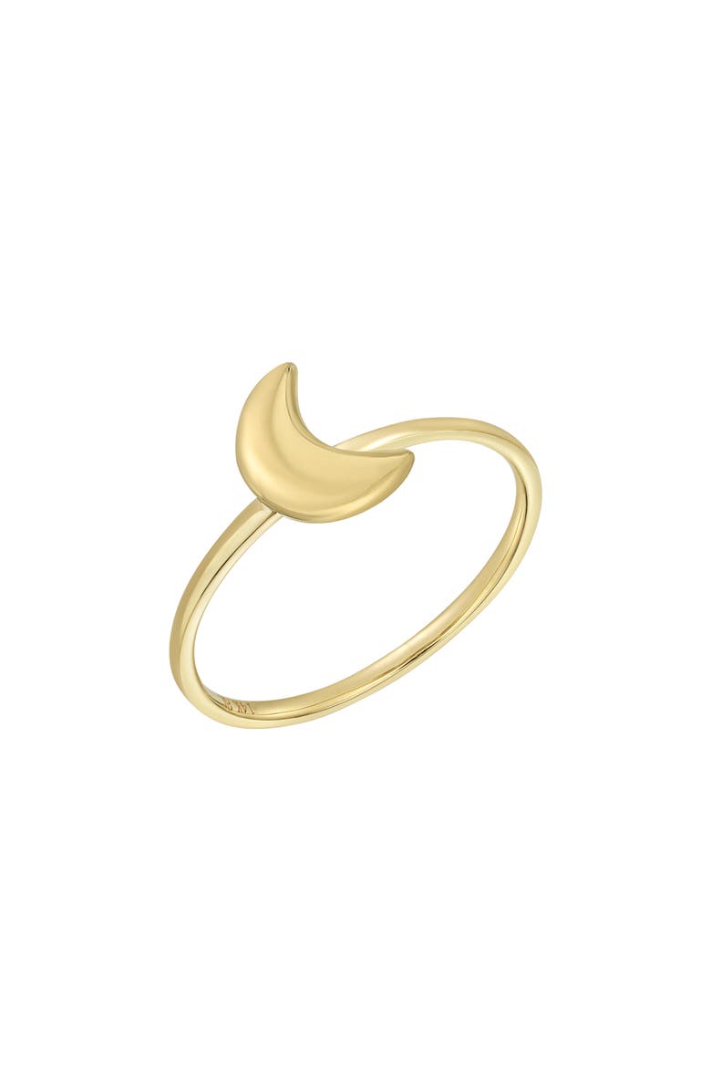 Bony Levy 14K Gold Crescent Moon Ring, Main, color, 