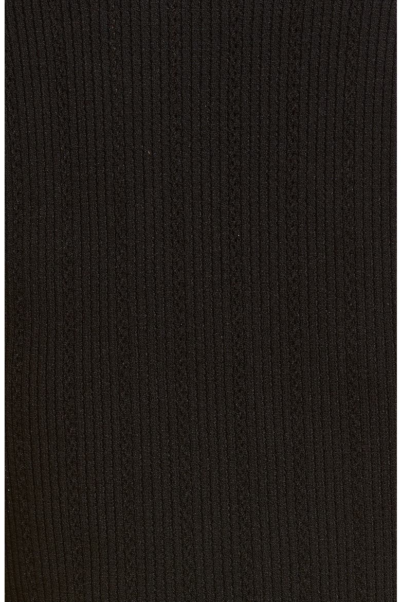 Shoulder Button Rib Knit Top, Alternate, color, 0PA NOIR