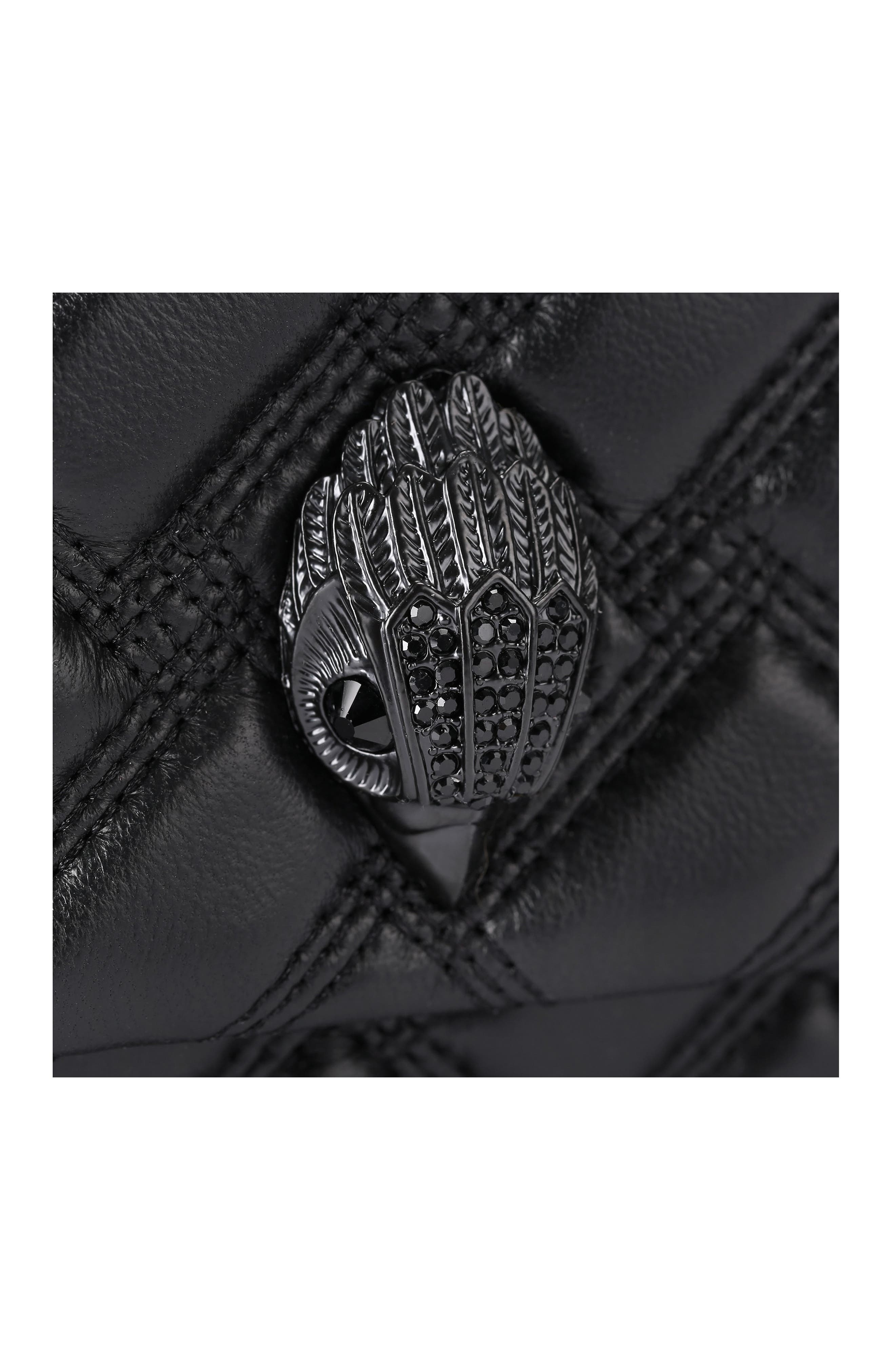 Kurt Geiger London Kensington Duet Quilted Crossbody Bag, Alternate, color, Black