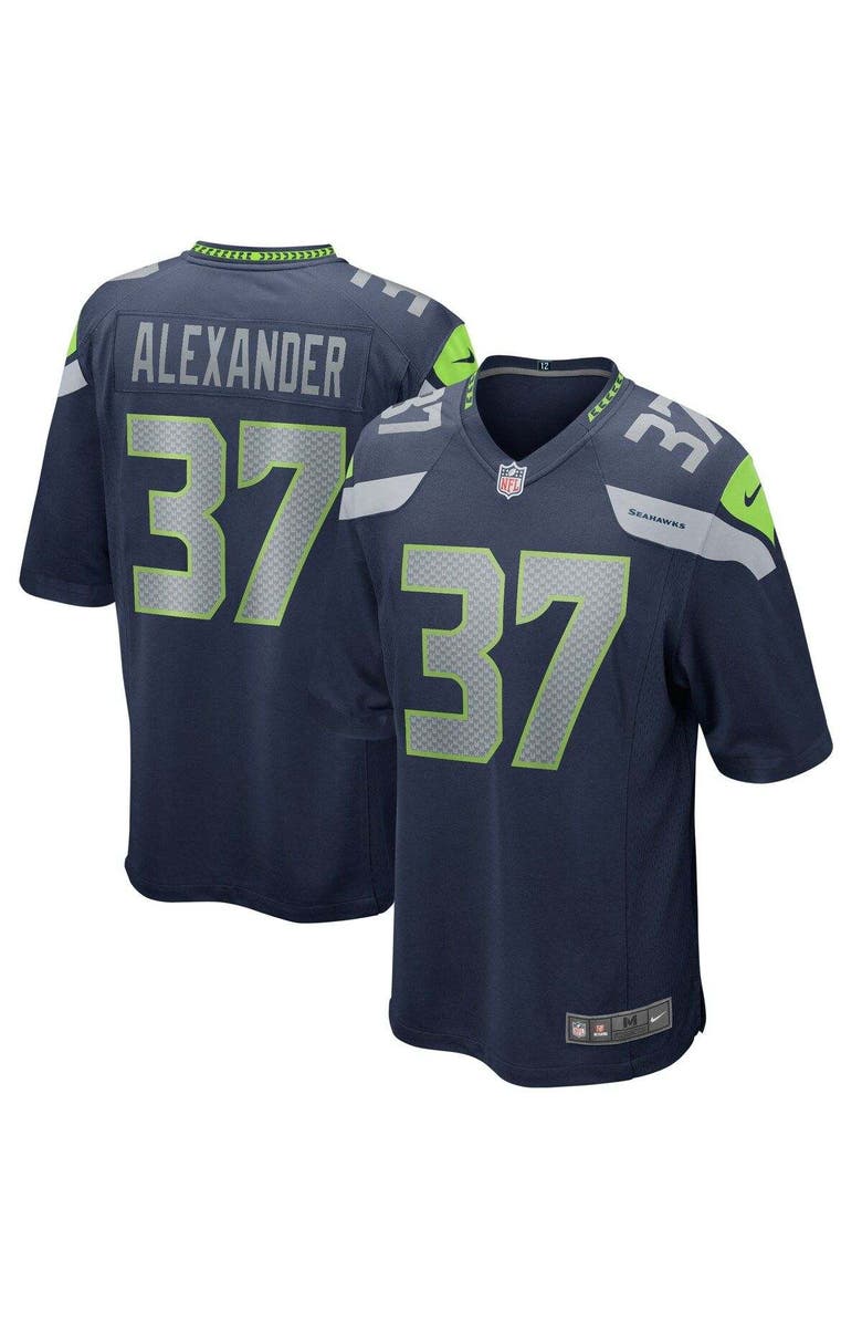 Nike Men's Nike Shaun Alexander College Navy Seattle Seahawks Game Retired Player Jersey, Alternate, color, 