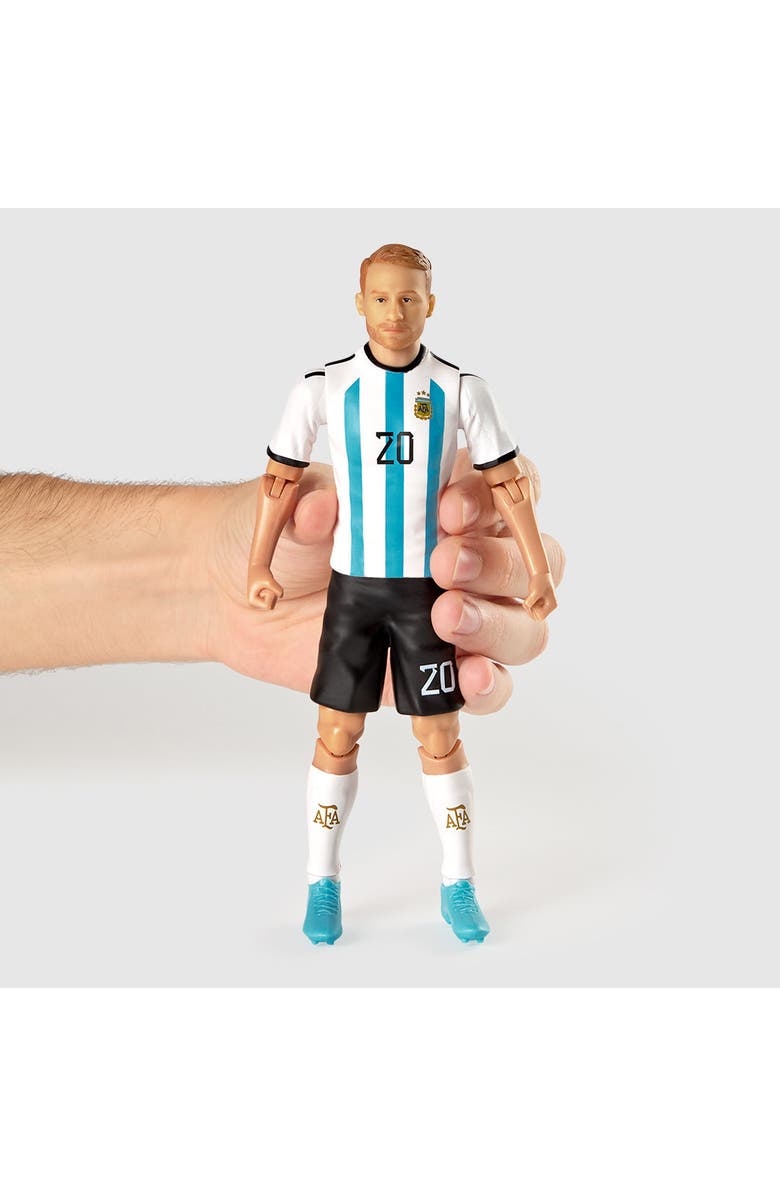 Banbo Toys SOCKERS Argentina AFA Mac Allister 8" Collectible Soccer Action Figure, Alternate, color, Blue