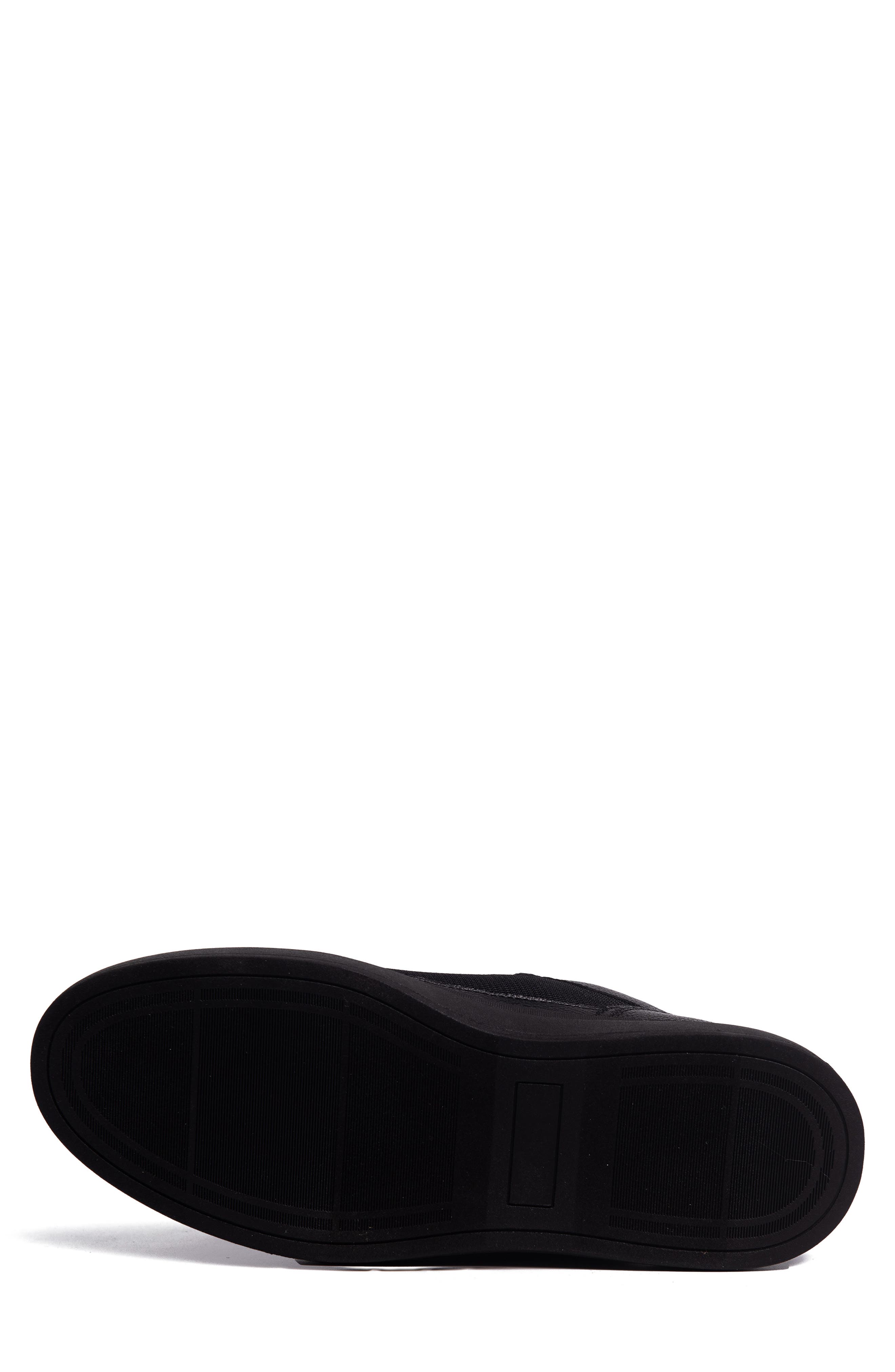 Hudson St. Sneaker, Alternate, color, BLACK BLACK SOLE