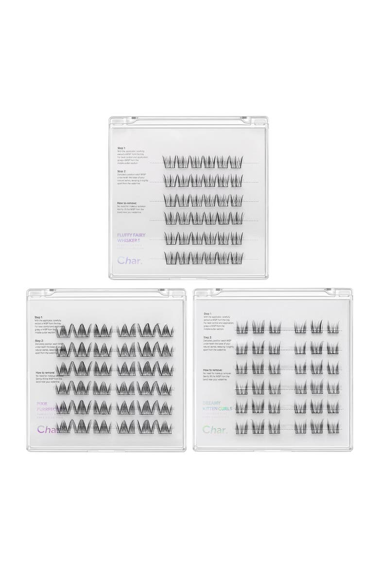 Purrfectly Pixie Paws Collection Pre-Glued 24-Hour Wear Lashes, Main, color, Black