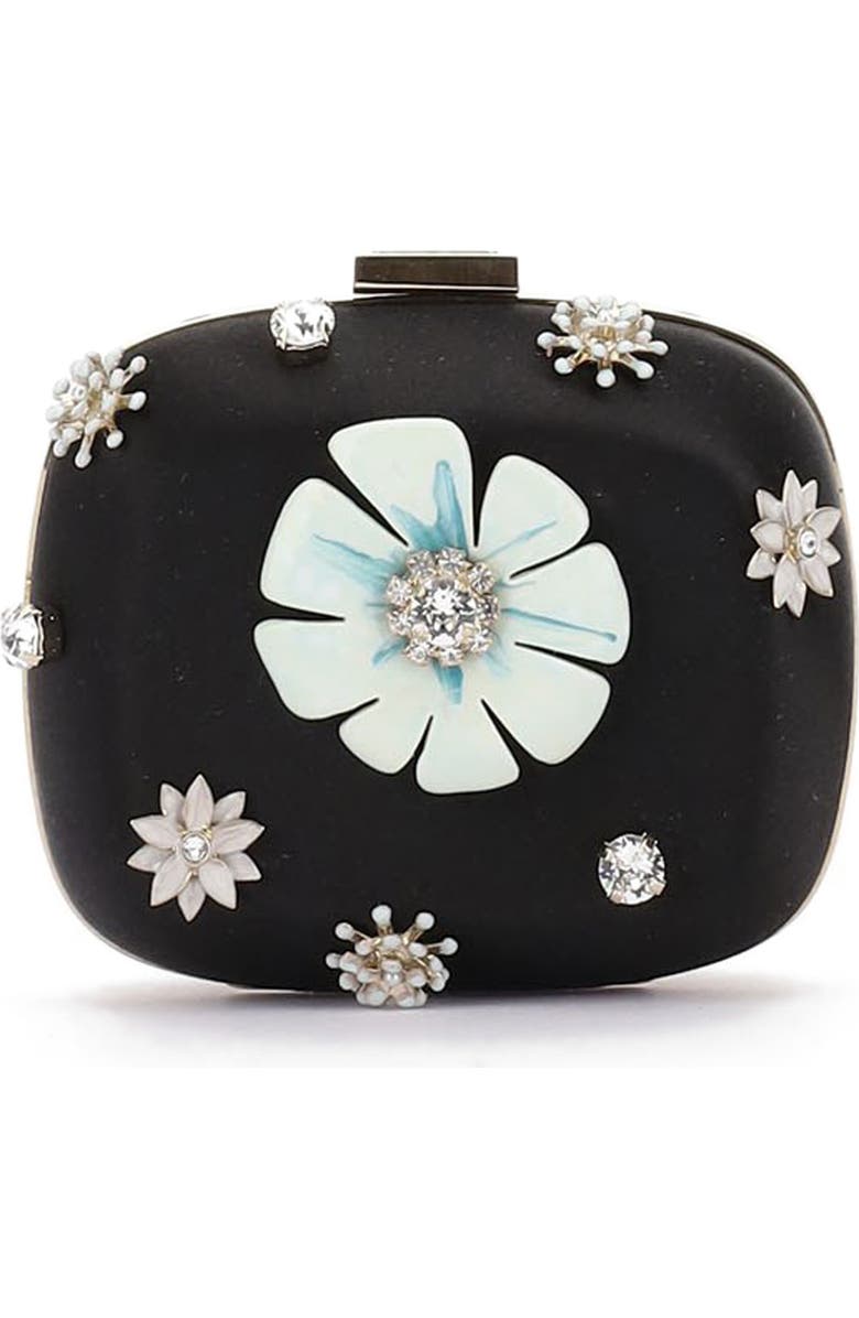 Roger Vivier Micro Blossom Boite de Nuit Clutch, Main, color,