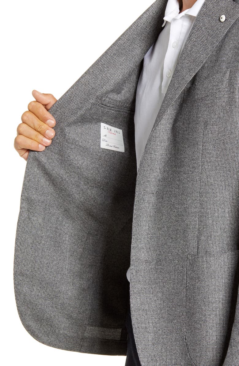 L.B.M. 1911 Trim Fit Houndstooth Wool Sport Coat, Alternate, color,