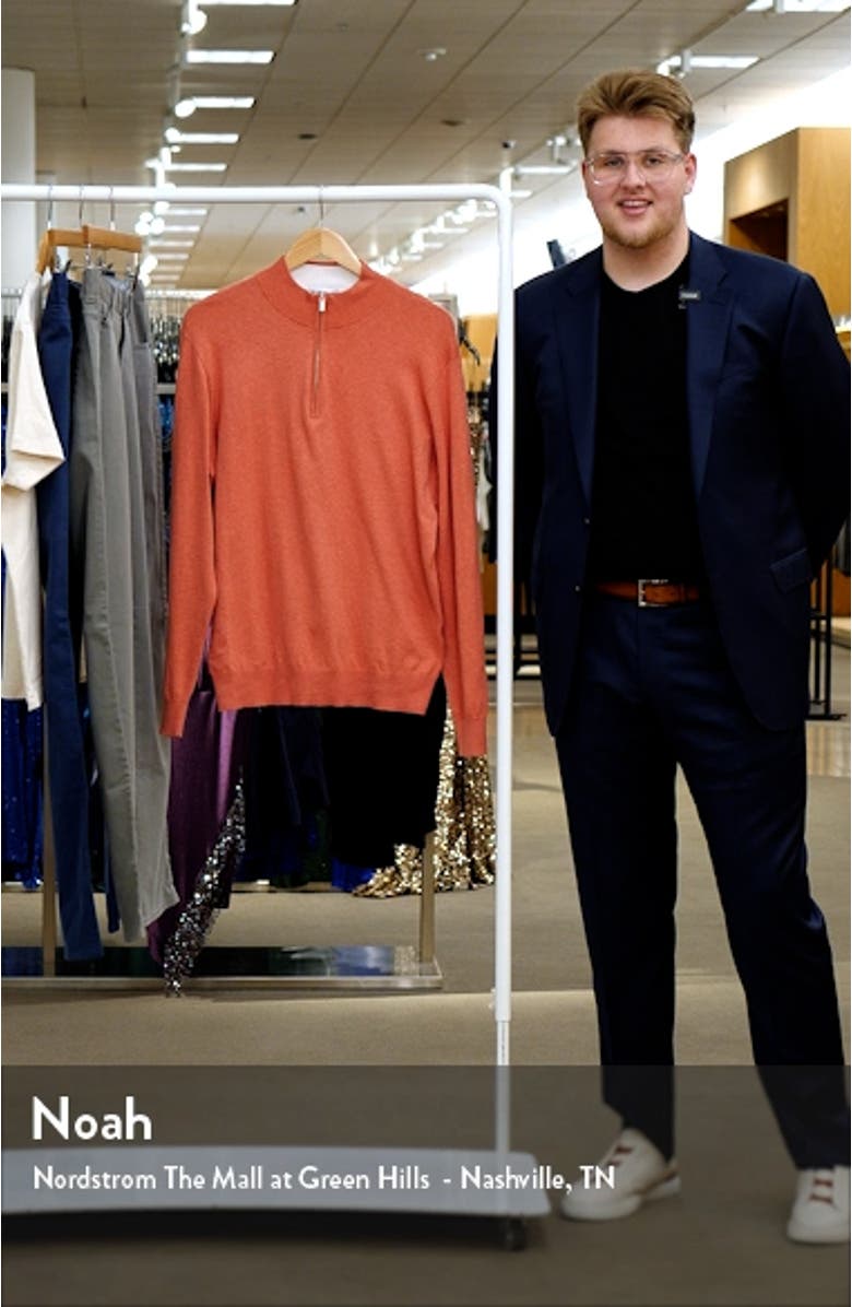 Whitaker Quarter-Zip Sweater, sales video thumbnail