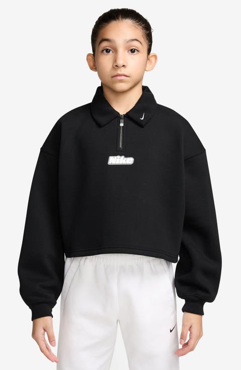 Kids' Studio Fleece Quarter Zip Pullover