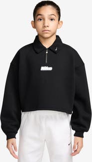 Nike Kids' Studio Fleece Quarter Zip Pullover
