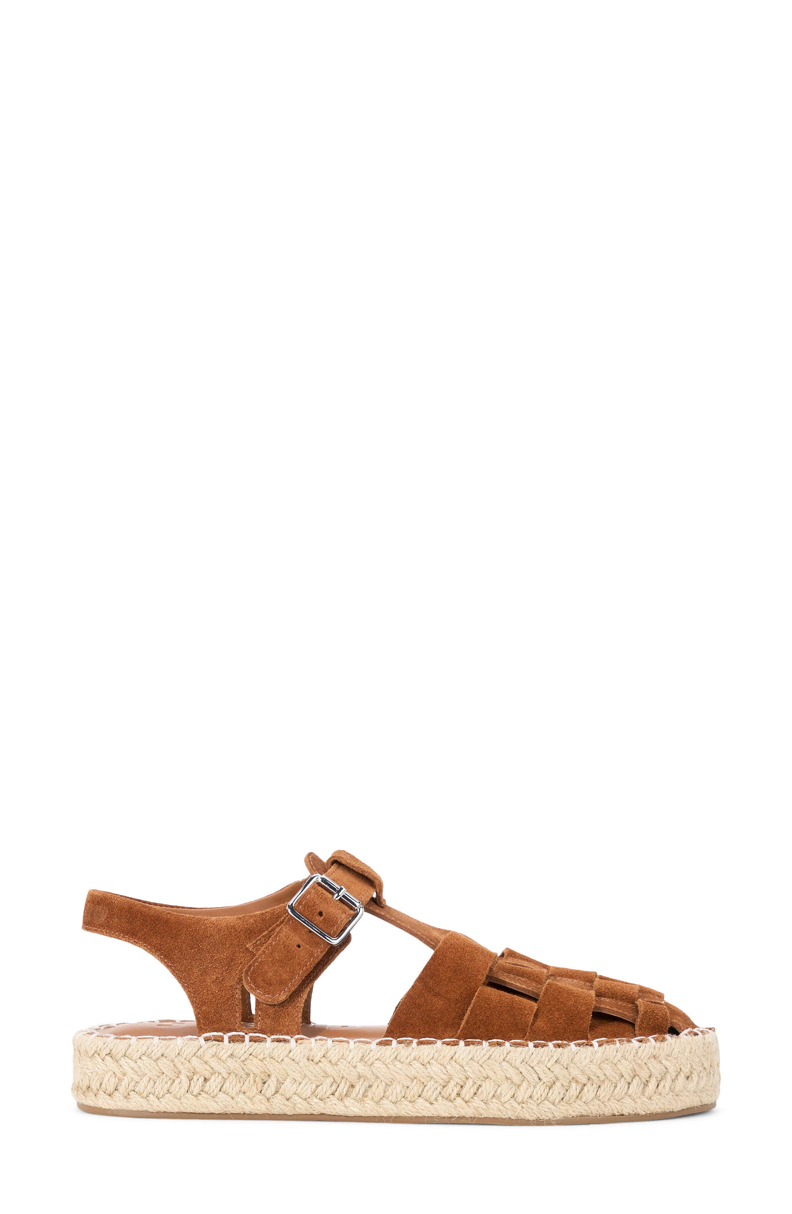 STAUD Hemingway Fisherman Espadrille Sandal, Alternate, color, Tabac