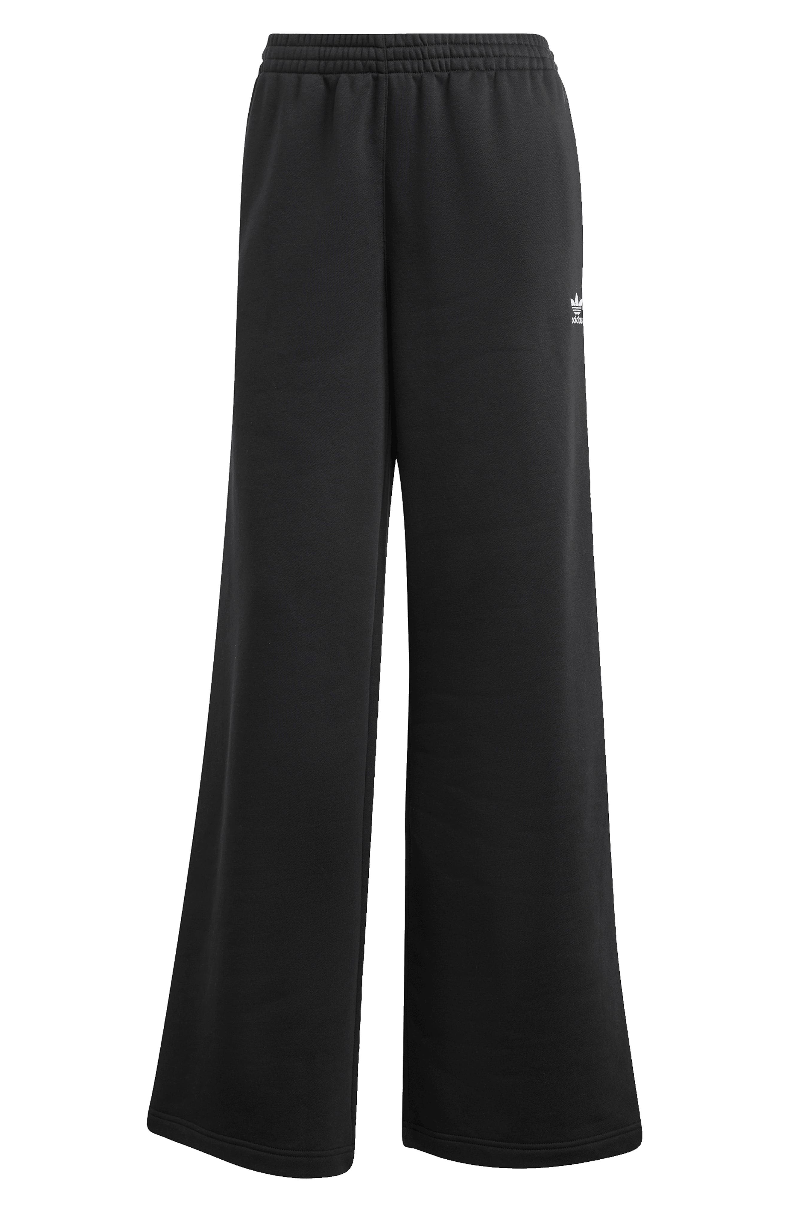 adidas Essentials Fleece Wide Leg Pants (Women) | Nordstromrack