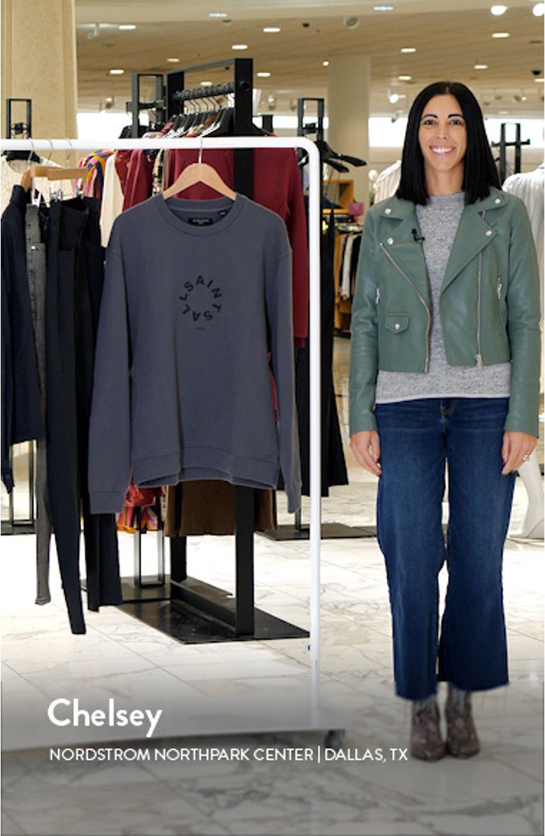 Tierra Logotype Graphic Sweatshirt, sales video thumbnail