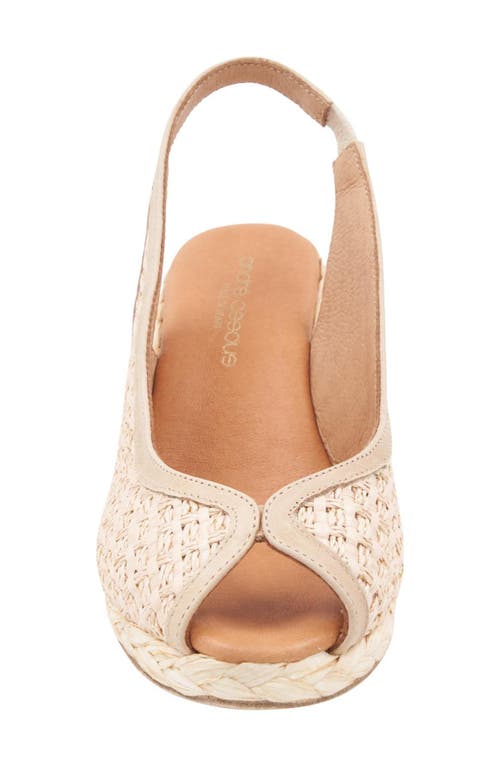 Andre Assous André Assous Audrey Espadrille Wedge Sandal In Silver