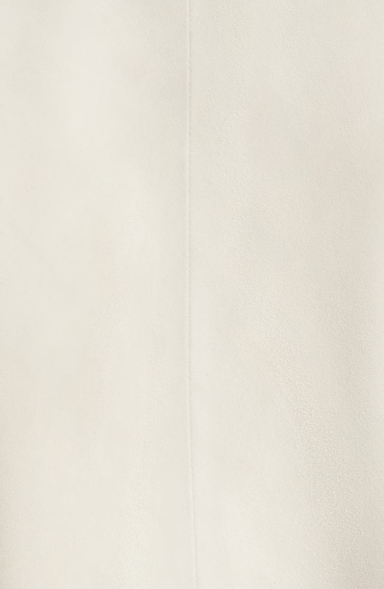 Nordstrom Suede Bomber Jacket, Alternate, color, Beige Oatmeal