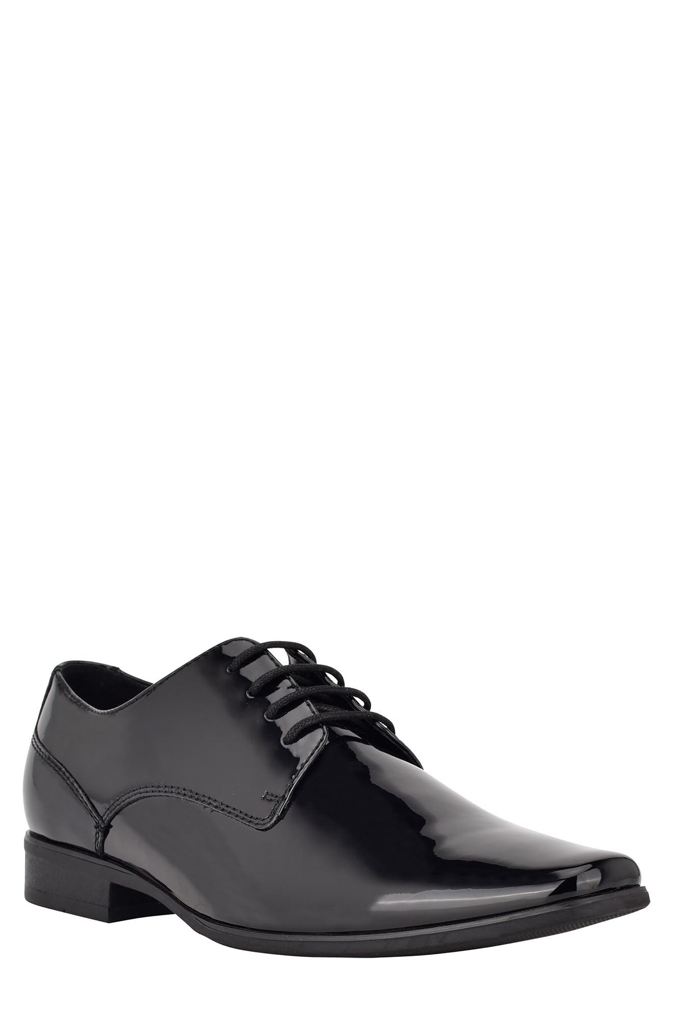Calvin Klein Brodie Patent Plain Toe Derby