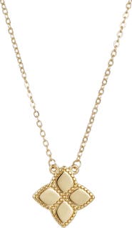 Adornia Pointed Clover Pendant Necklace