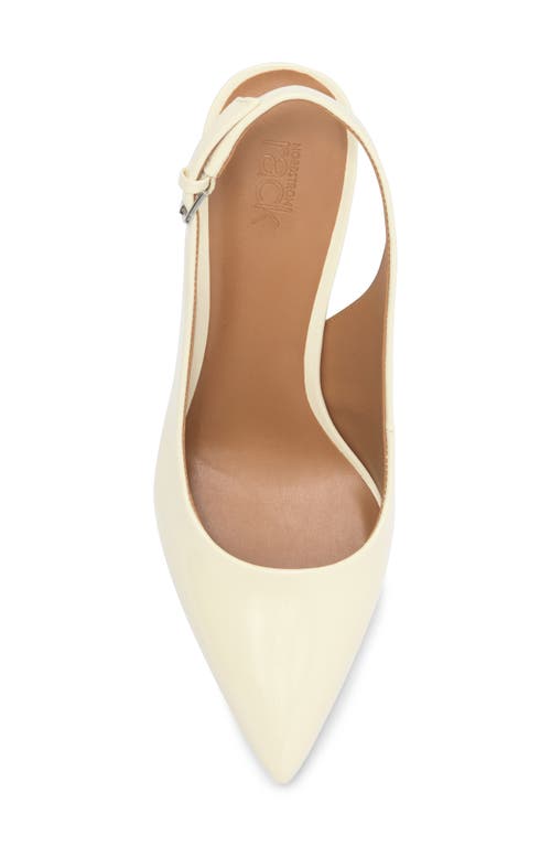 Nordstrom Rack Priscilla Slingback Pump In Ivory Vanilla