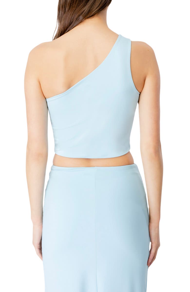 Bardot Alexis One-Shoulder Crop Top, Alternate, color, 