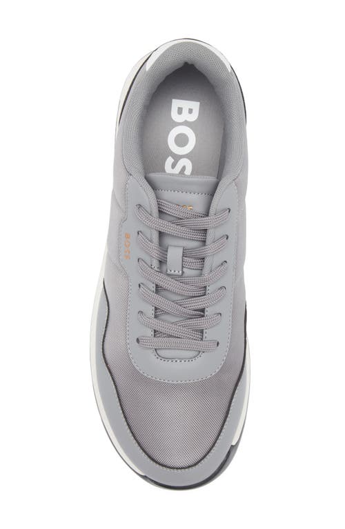 Hugo Boss Boss Titanium Runn Sneaker In Gray