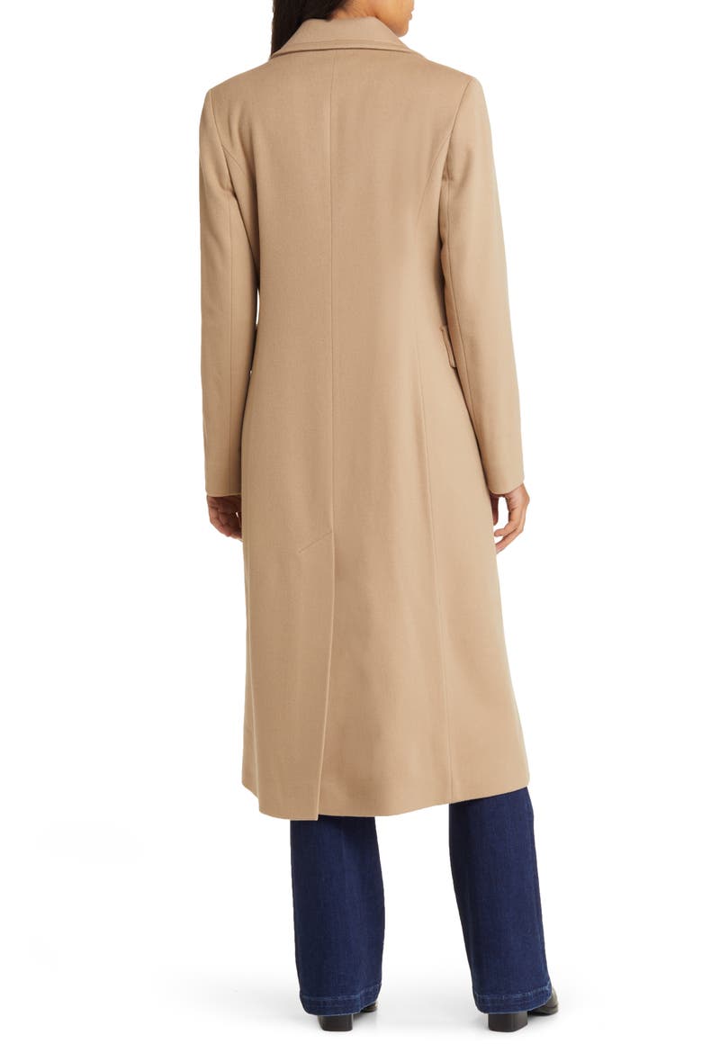 Holland Longline Wool Coat, Alternate, color, CAMEL