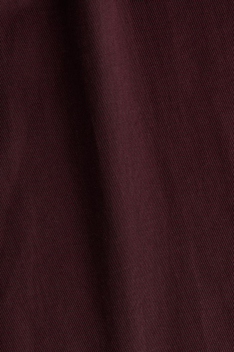 Wrap-detail Barrel Pants, Alternate, color, Burgundy