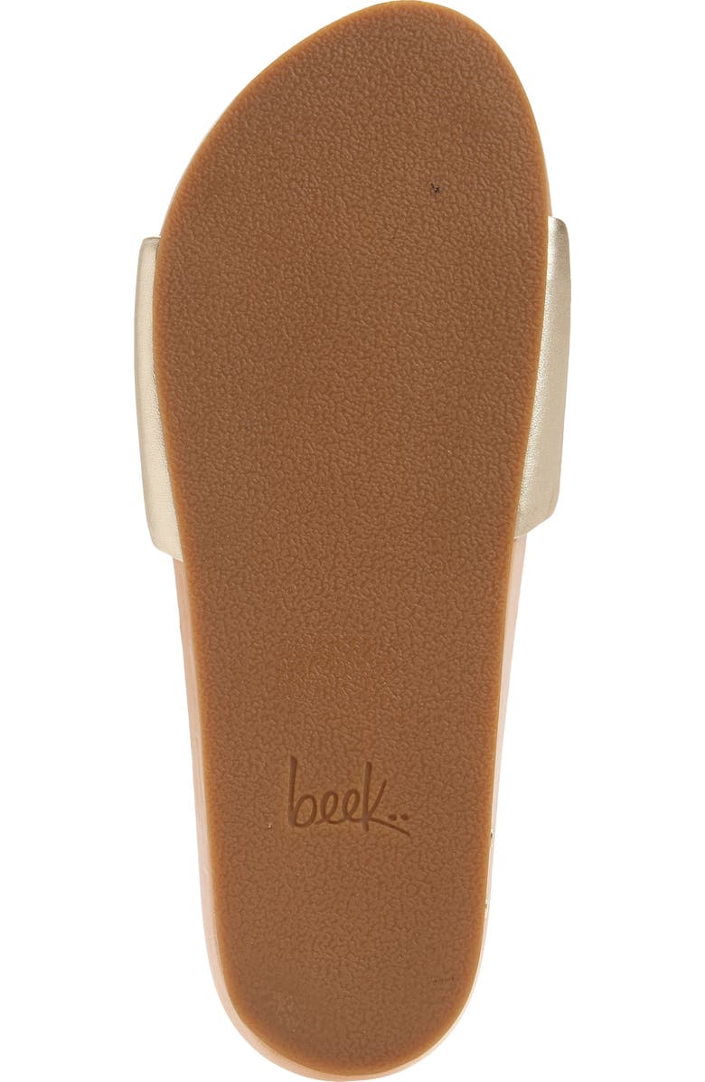 Beek Gallito Slide Sandal, Alternate, color, Platinum/ Beach