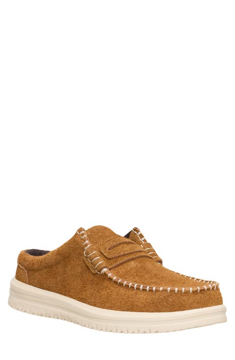 Wally NXT Suede Loafer Mule (Men)