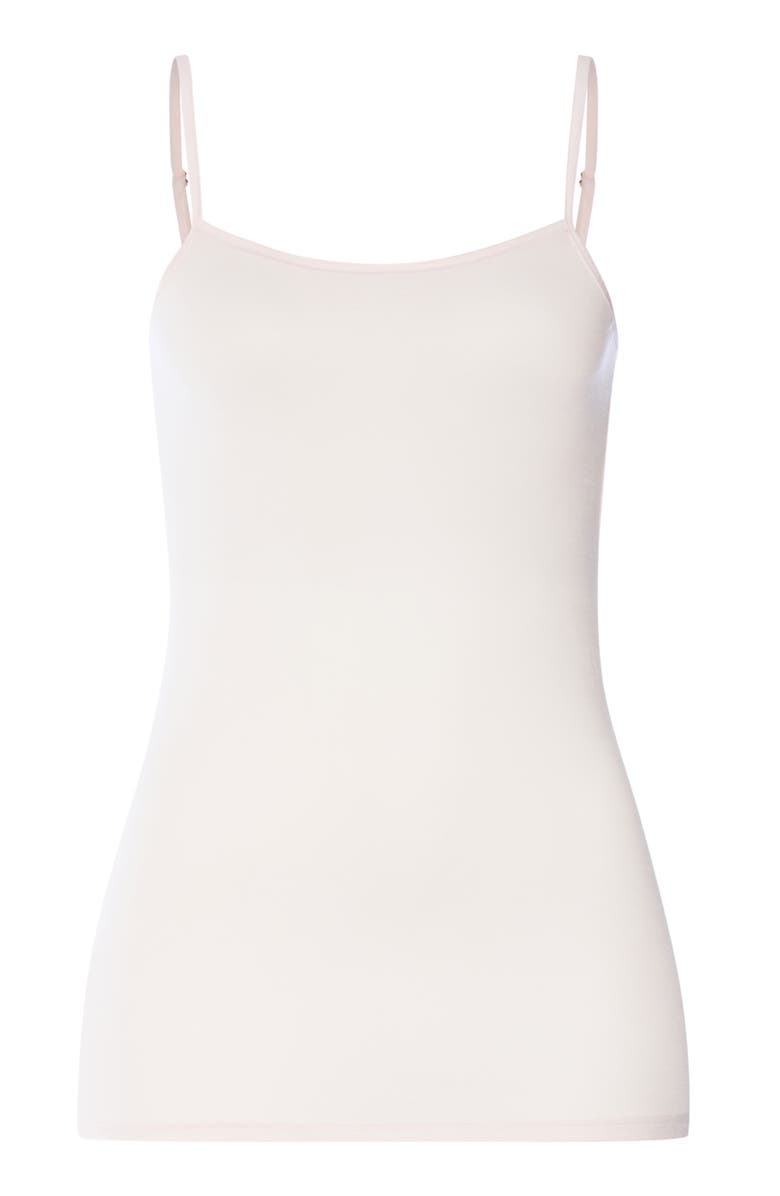 Hanro Ultralight Cotton Camisole, Alternate, color, Honeydew