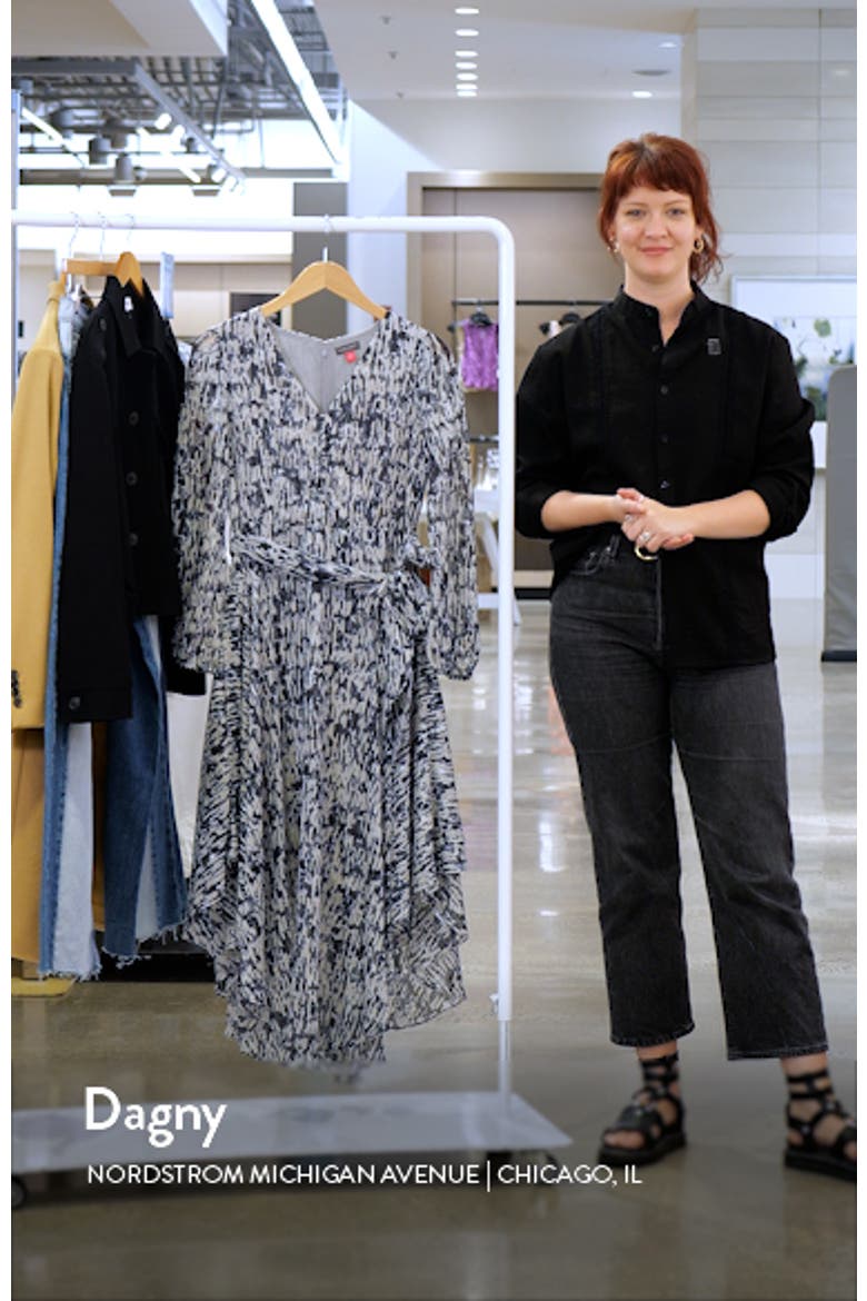Printed Long Sleeve Belted Dress video
