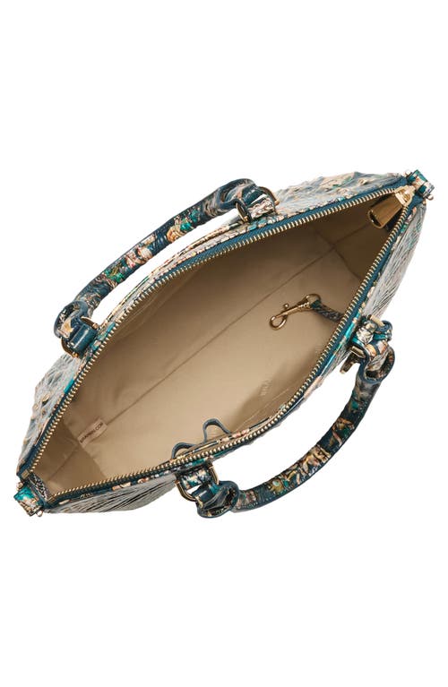 Brahmin Duxbury Croc Embossed Leather Satchel In Pattern