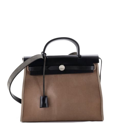 Herbag Zip Leather and Toile 31