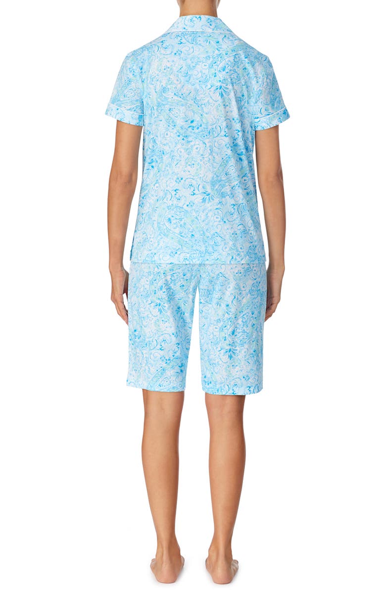 Lauren Ralph Lauren Notch Bermuda Pajamas, Alternate, color, 