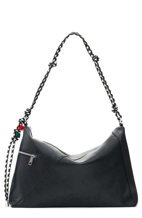 Faux Leather Shoulder Bag