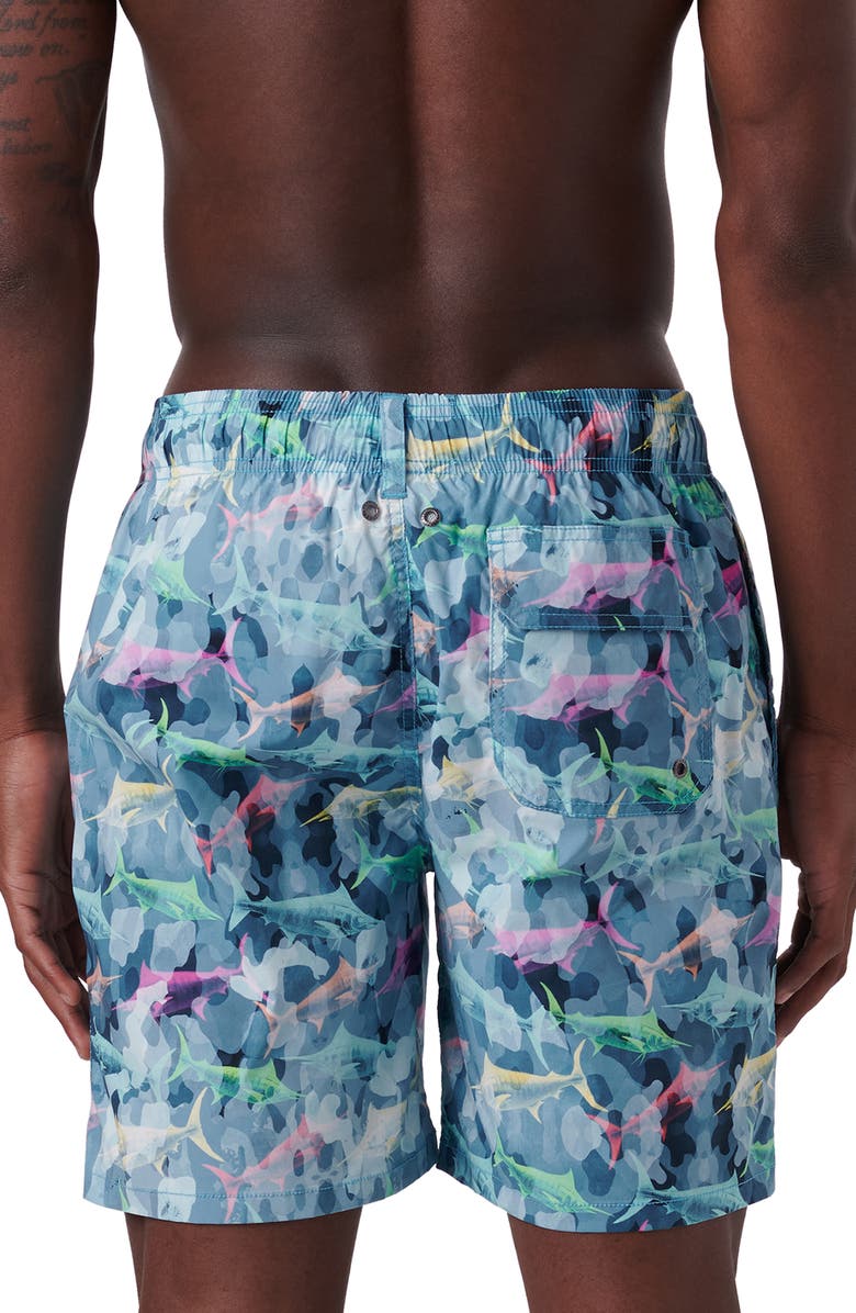 Bugatchi Cosmo Swim Trunks, Alternate, color, 