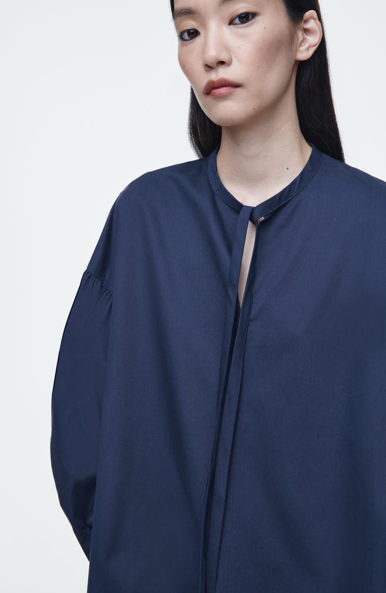 COS GATHERED TIE-DETAIL DRESS, Alternate, color, 