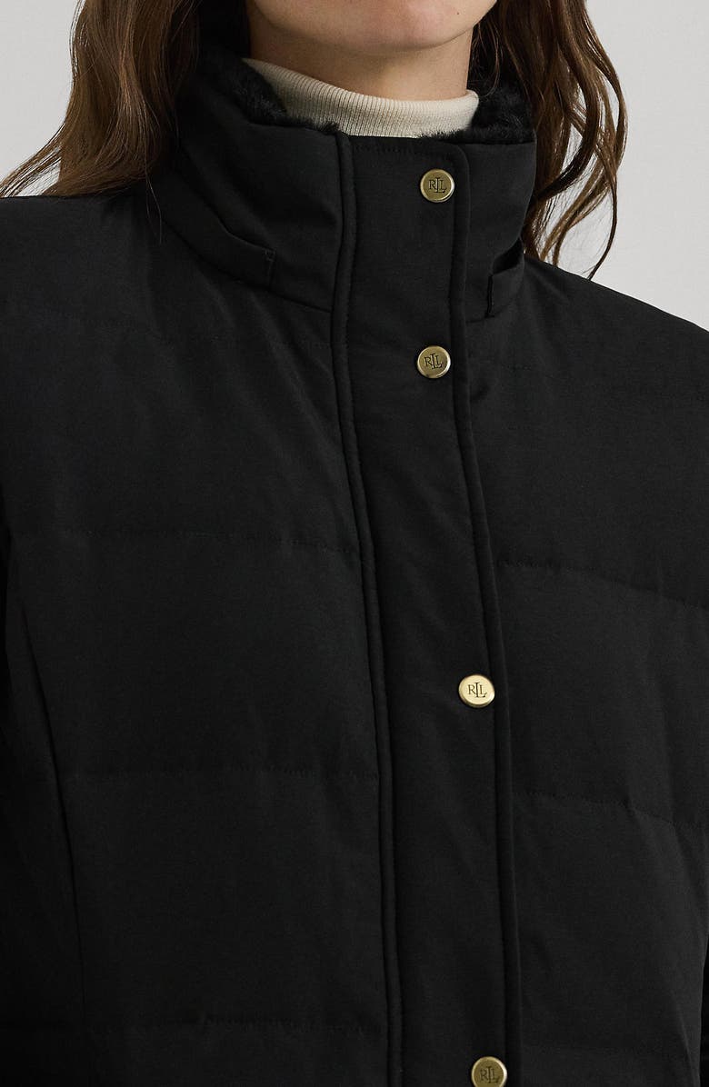 Lauren Ralph Lauren Heritage Down & Feather Fill Puffer with Faux Fur Trim Removable Hood, Alternate, color, 
