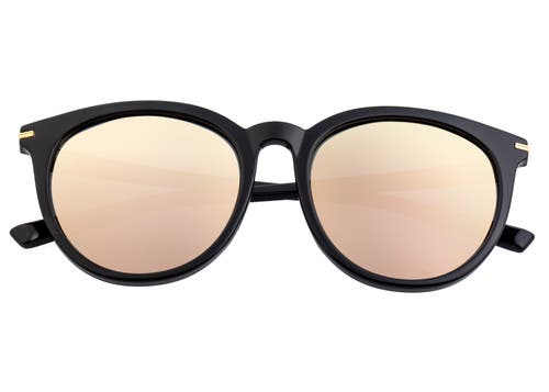 Sixty One Palawan Polarized Sunglasses In Black/rose Gold