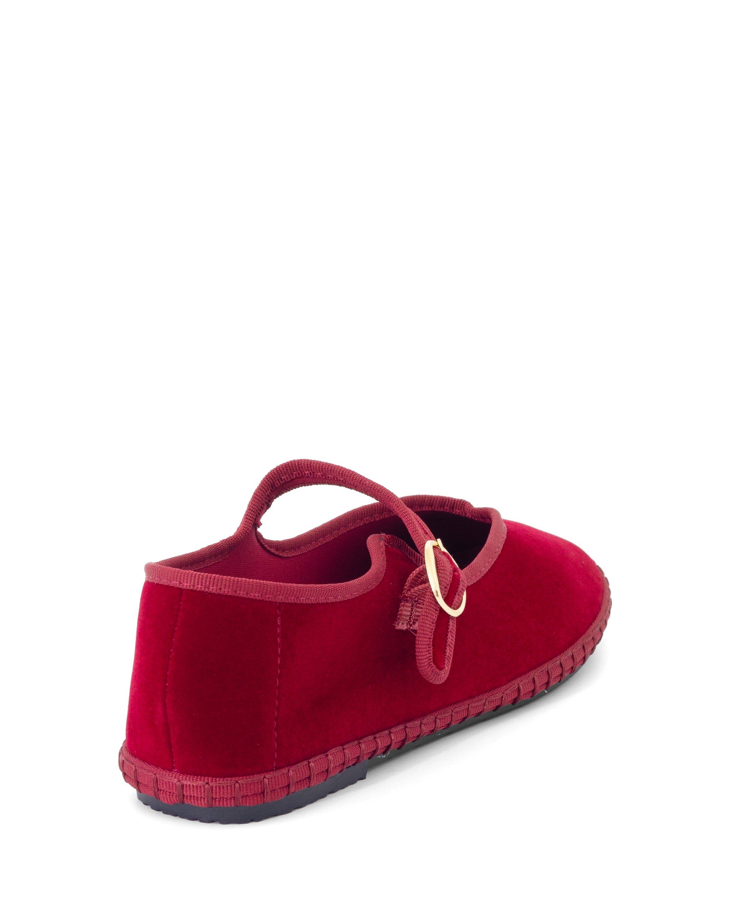ALEGRIA Round Toe mary jane ballet flats, Alternate, color, Port Velvet