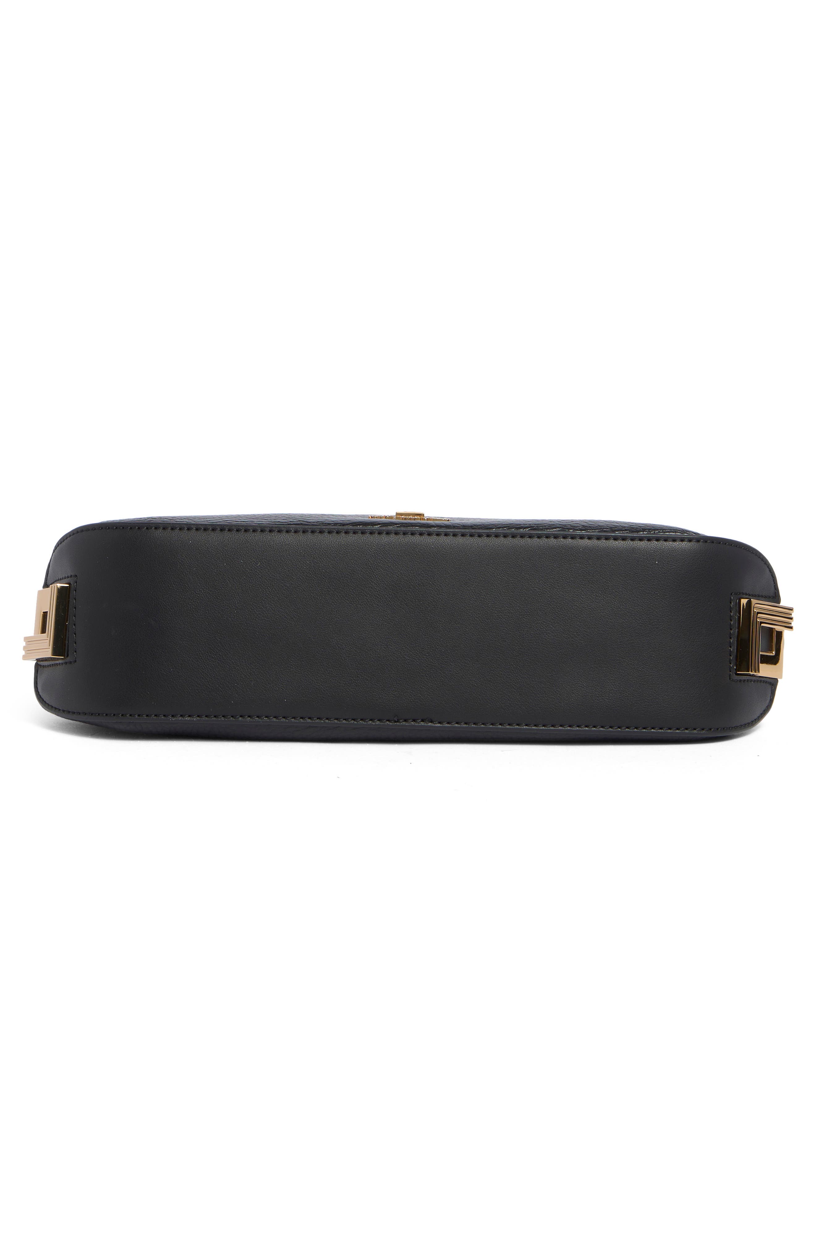 Arielle Shoulder Bag, Alternate, color, BLACK/ GOLD