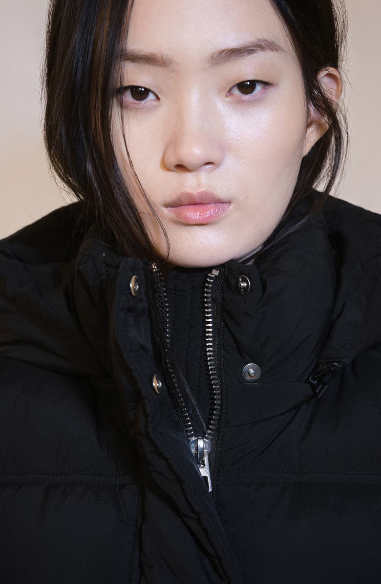 MANGO Quilted Hooded Coat, Alternate, color,