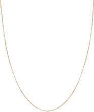 Bearfruit Jewelry Sterling Silver 18k Gold Plated Savannah Necklace Simple Daily Wear