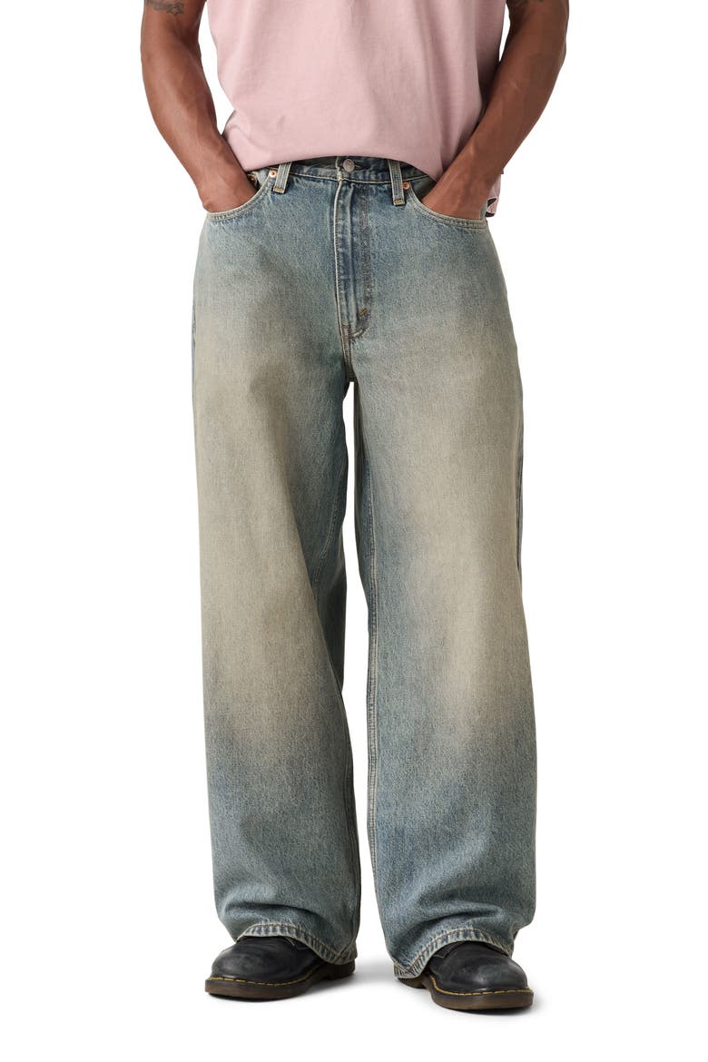 Extra Baggy Straight Leg Jeans, Main, color, WHEREVER YOU ARE