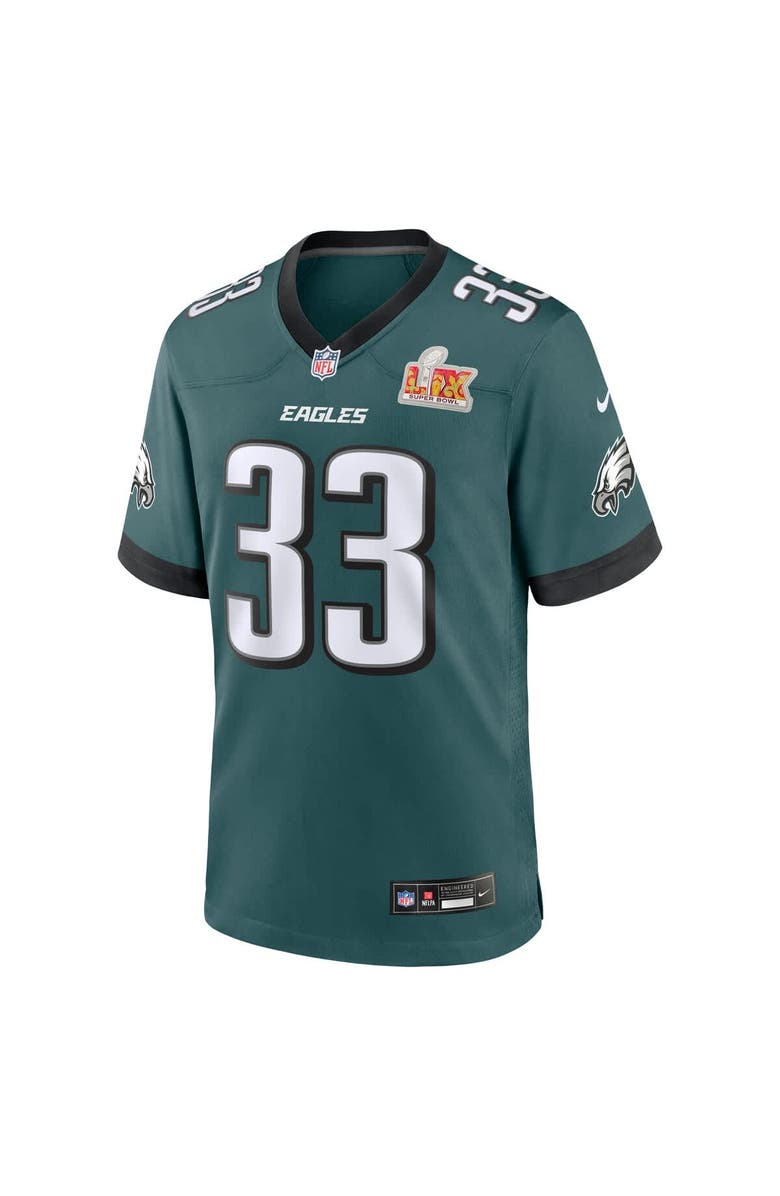 Nike Men's Nike Cooper DeJean Midnight Green Philadelphia Eagles Super Bowl LIX Game Player Jersey, Alternate, color, 