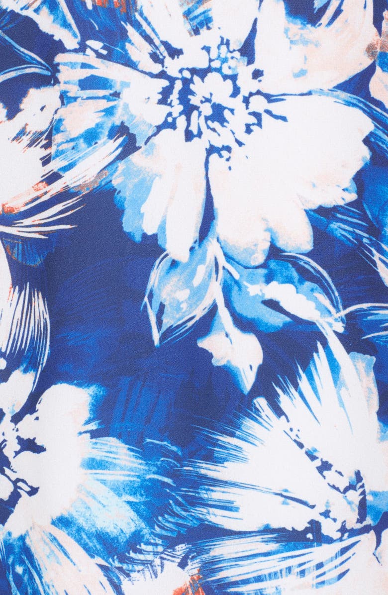 Charles Henry Ruffle Shift Dress, Alternate, color, 