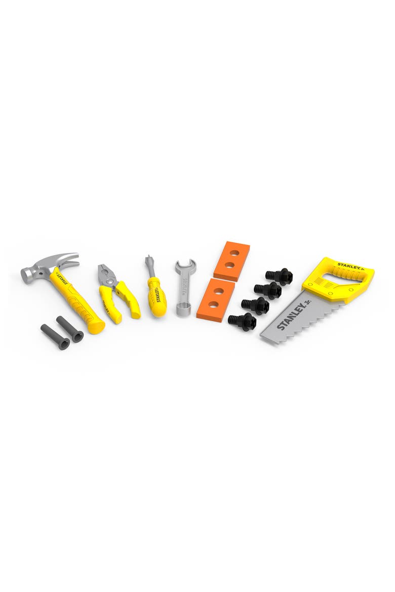 20-Piece Toy Toolbox Set, Alternate, color, YELLOW & BLACK
